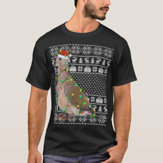 Rourning Dove Bird Lover Santa Ugly Mourning Dove T-shirt