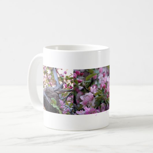 Rourning Dove Nest, Nesting Mourning Dove Koffiemok (Voorkant links)