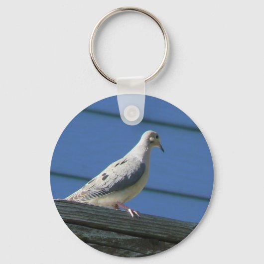 Rourning Dove op Deck Sleutelhanger (Voorkant)