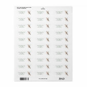 Rourning Dove/Turtle dove, Bird, Address Label (Full Sheet)