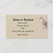 Rourning Dove/Turtle Dove Kaart voor aanpassing Visitekaartje (Voorkant)