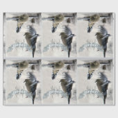 Rourning Doves in Flight Holiday Wrap Cadeaupapier (Vlak)