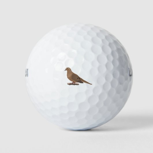 Rourning, Love of Turtle Dove Digitally Drage Bird Golfballen (Voorkant)