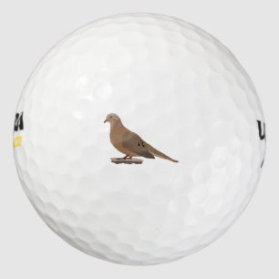 Rourning, Love of Turtle Dove Digitally Drage Bird Golfballen