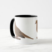 Rourning, Love of Turtle Dove Digitally Drage Bird Mok (Voorkant links)