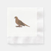 Rourning, Love of Turtle Dove Digitally Drage Bird Servetten (Voorkant)