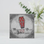 Rourning the Death of (my young) Party Invitation Kaart (Staand voorkant)