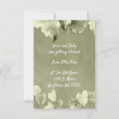 Rousse Bladeren Save The Date (Achterkant)