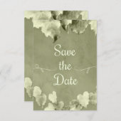 Rousse Bladeren Save The Date (Voorkant / Achterkant)