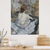 Rousse La Toilette Toulouse-Lautrec Poster (Keuken)