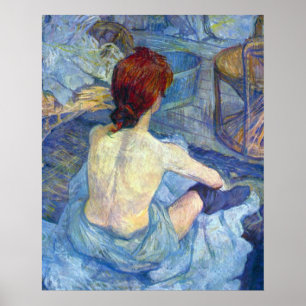 Rousse the Toilet by Toulouse-Lautrec Poster