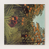 Rousseau - Apen in de Sinaasappelboomgaard Legpuzzel (Horizontaal)