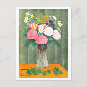 Rousseau Bloemen in een Vaas Schilderij Briefkaart