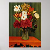 Rousseau - Bouquet of Flowers met een Ivy Branch Poster (Voorkant)