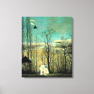 Rousseau - Carnavalsavond Canvas Afdruk