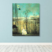 Rousseau - Carnavalsavond Canvas Afdruk (Insitu (Houten vloer))