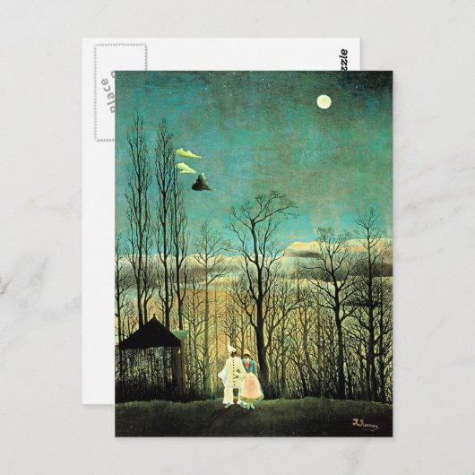 Rousseau - Carnival Evening Briefkaart (Voorkant / Achterkant)