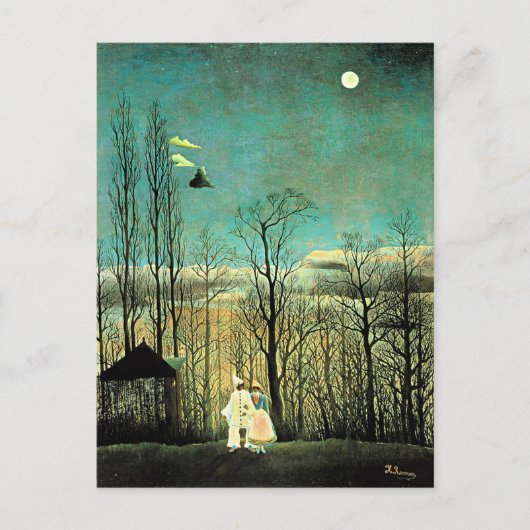 Rousseau - Carnival Evening  Briefkaart (Voorkant)