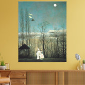 Rousseau Carnival Evening Painting Canvas Afdruk (Insitu (Woonkamer))