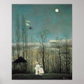 Rousseau Carnival Evening Painting Poster (Voorkant)