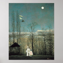 Rousseau Carnival Evening Painting Poster