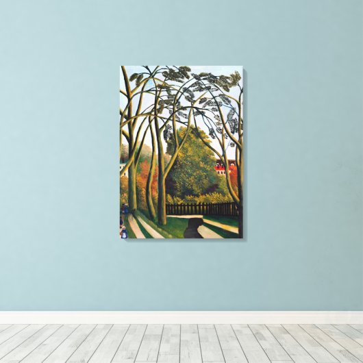 Rousseau - De banken van de Bievre bij Bicetre Canvas Afdruk (Insitu (Houten vloer))