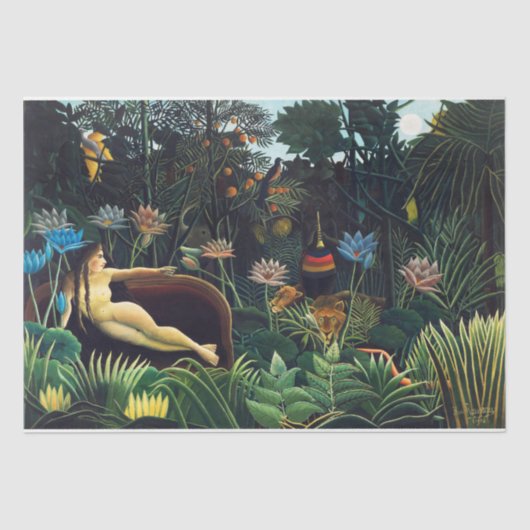 Rousseau - De droomdecoupage Tissuepapier (Voorkant)