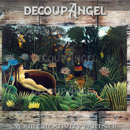 Rousseau - De droomdecoupage Tissuepapier
