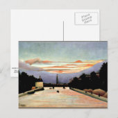 Rousseau - De Eiffeltoren, fijne kunst Briefkaart (Voorkant / Achterkant)
