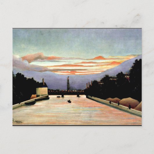Rousseau - De Eiffeltoren, fijne kunst Briefkaart (Voorkant)