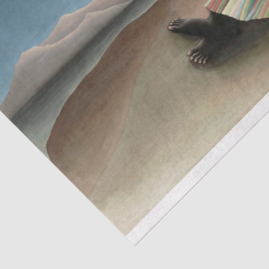 Rousseau - De slapende zigeuner decoupage Tissuepapier (Detail)