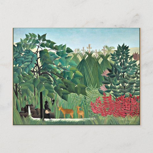 Rousseau - De waterval Briefkaart (Voorkant)