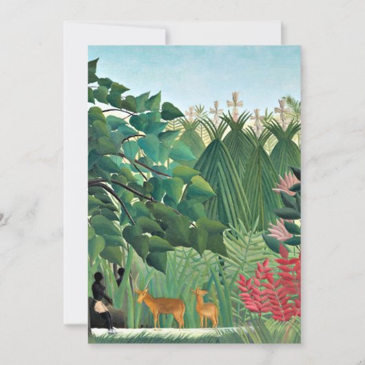 Rousseau - De waterval Kaart (Voorkant)