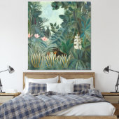 Rousseau Equatoriaal Oerwoud Canvas Afdruk (Insitu (Slaapkamer))