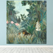 Rousseau Equatoriaal Oerwoud Canvas Afdruk (Insitu (Houten vloer))