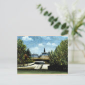 Rousseau - Het Ile de la Cite, fijne kunst Briefkaart (Staand voorkant)