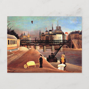 Rousseau - Ile Saint Louis en Notre Dame Briefkaart