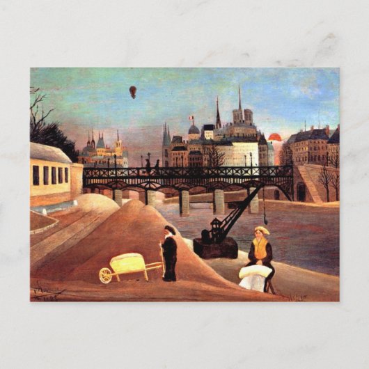 Rousseau - Ile Saint Louis en Notre Dame Briefkaart (Voorkant)