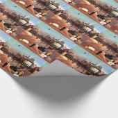 Rousseau - Ile Saint Louis en Notre Dame de Paris Cadeaupapier (Hoek)