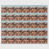 Rousseau - Ile Saint Louis en Notre Dame de Paris Cadeaupapier (Vlak)