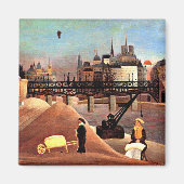 Rousseau - Ile Saint Louis en Notre Dame Magneet (Voorkant)