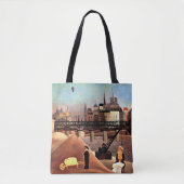 Rousseau - Ile Saint Louis en Notre Dame Tote Bag (Voorkant)