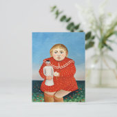 Rousseau - Kind met pop Briefkaart (Staand voorkant)
