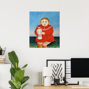 Rousseau - Kind met pop Poster