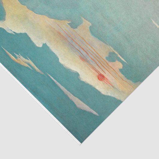 Rousseau - Mijzelf Portret - Landschap - Decoupage Tissuepapier (Detail)