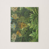 Rousseau Oerwoud Tropical Lion Art — Botanisch afd Legpuzzel (Verticaal)