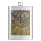 Rousseau Oerwoud Tropische Tijger Kunst Heupfles (Voorkant)