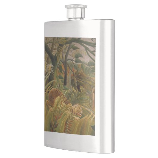 Rousseau Oerwoud Tropische Tijger Kunst Heupfles (Links)