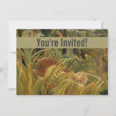 Rousseau Oerwoud Tropische Tijger Kunst Kaart (Voorkant)