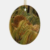 Rousseau Oerwoud Tropische Tijger Kunst Keramisch Ornament (Rechts)